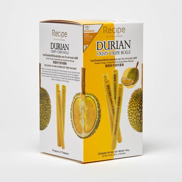 DURIAN CRISPY CREPE ROLLS BY KING POWER RECIPE