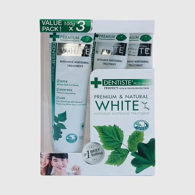Dentiste Premium And Natural White Toothpaste 100g X 3