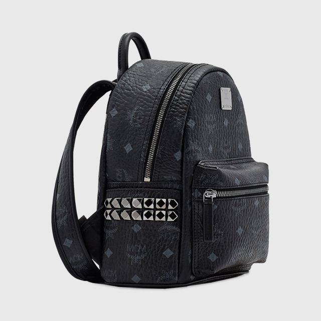 stark side studs rucksack in visetos