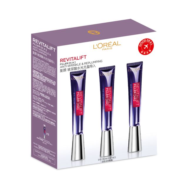 L Oreal Paris Revitalift Filler Ha Eye Cream For Face