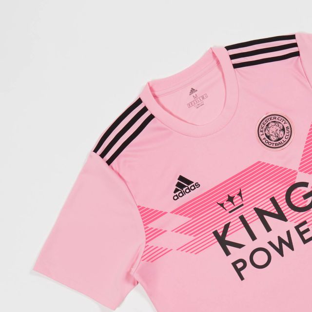 Leicester City Football Club Replica Pink Away Shirt 2019 2020