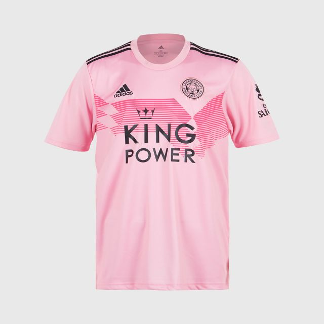 Leicester City Football Club Replica Pink Away Shirt 2019 2020