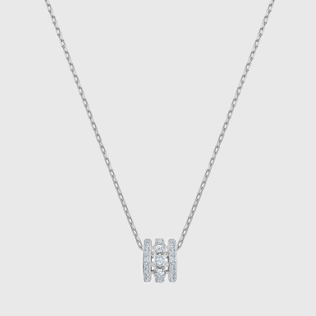 Swarovski spirit pendant white rhodium plated clearance