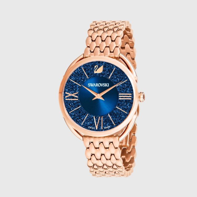 swarovski iced out watch