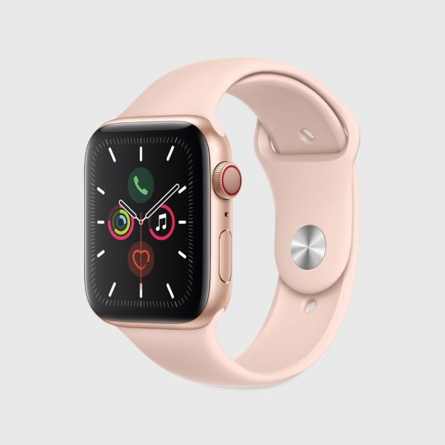 Apple Watch Series 5 Gold Aluminum Case with Sport Band ...