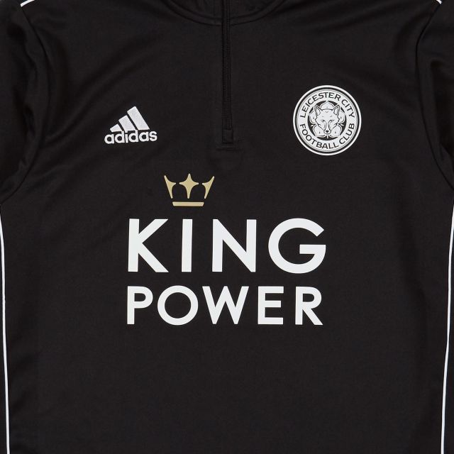 Leicester City Football Club Black Training Top 2019 2020
