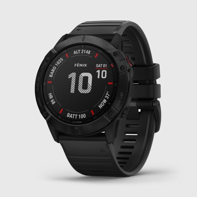 garmin watch fenix 6x pro solar titanium with titanium band