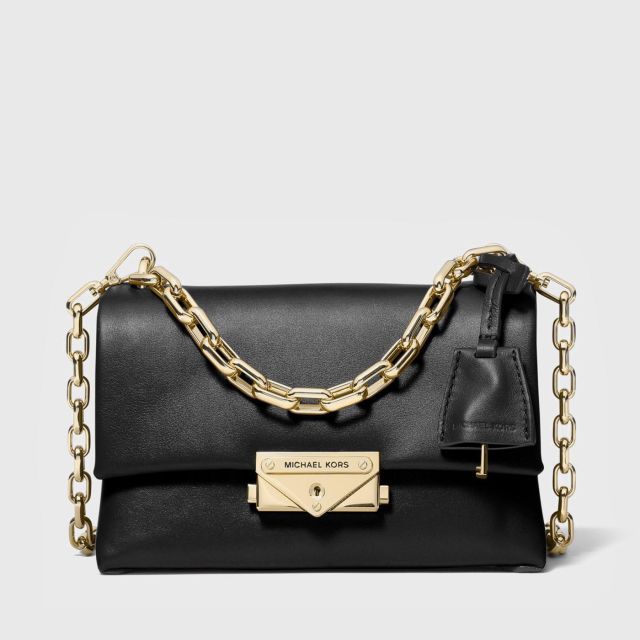 MICHAEL KORS Cece Extra-Small Leather Crossbody Bag - BLACK (Home Delivery)
