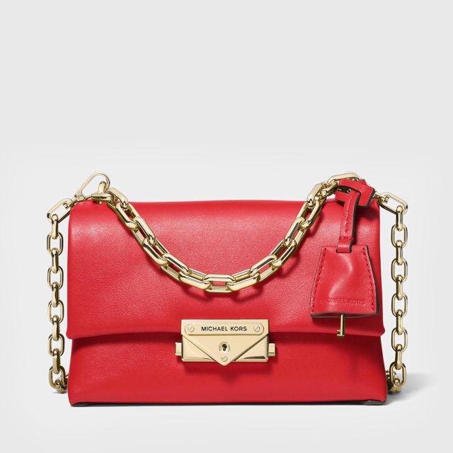 MICHAEL KORS Cece Extra-Small Leather Crossbody Bag - BRIGHT RED (Home ...