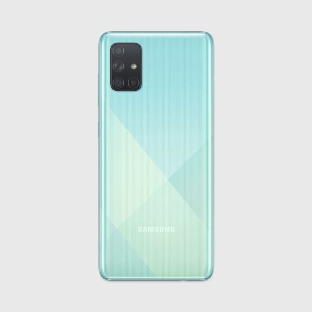 samsung a71 in blue colour