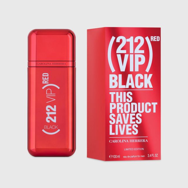 Carolina Herrera 212 Vip Black Red Eau De Parfum 100ml