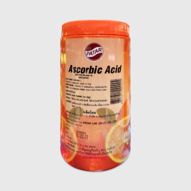 patar ascorbic acid orange vitamin c