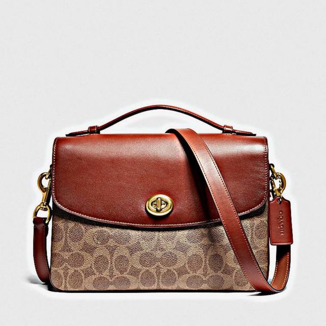 coated canvas purse
