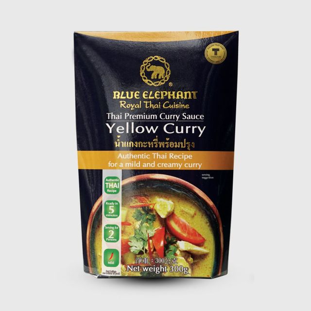 BLUE ELEPHANT Thai Premium Curry Sauce Yellow Curry 300g