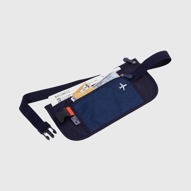 TROIKA BLB20-DB Belt bag RFID - Dark Blue