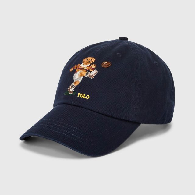 polo bear cotton chino cap