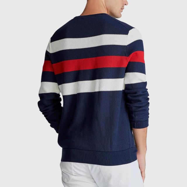 POLO RALPH LAUREN Striped Cotton Sweater Multi