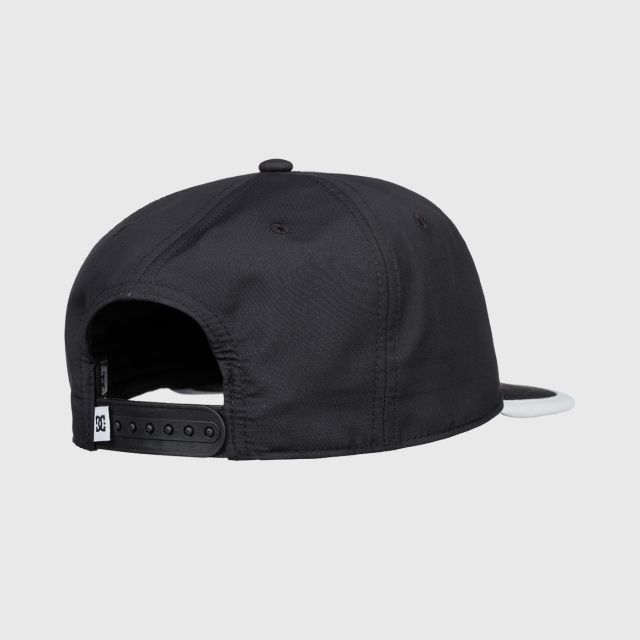 DC SHOES Crankers Snapback Hat BLACK- Free Size