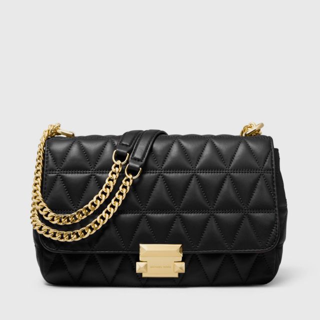 michael michael kors sloan large quilted leather shoulder bag