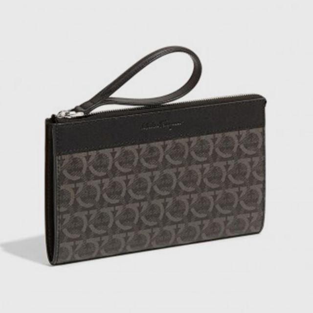 salvatore ferragamo men's clutch bag