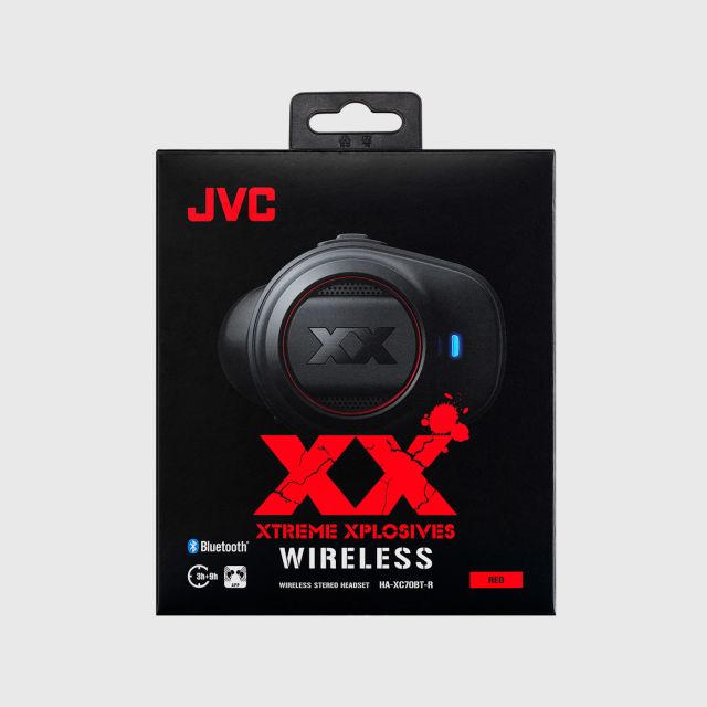Jvc Ha Xc70bt Re True Wireless Inner Ear Headphones Red