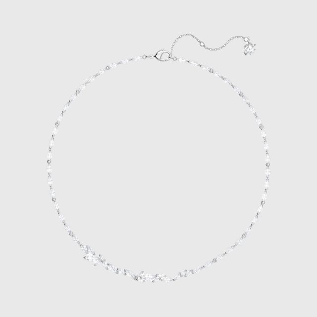 Swarovski louison necklace white rhodium plated clearance