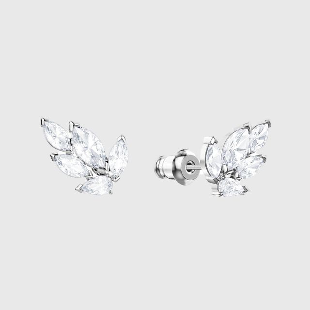 SWAROVSKI Louison Stud Pierced Earrings White Rhodium plating (Home Delivery)
