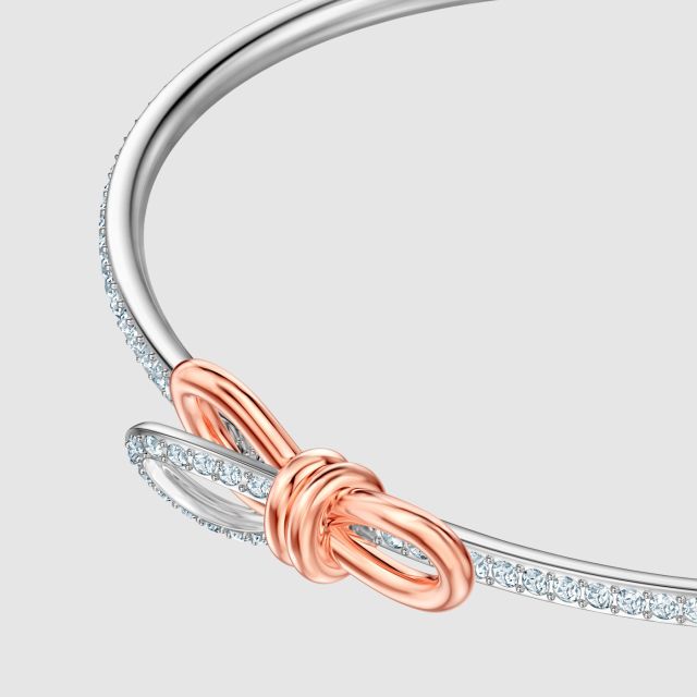 Swarovski bow bangle clearance