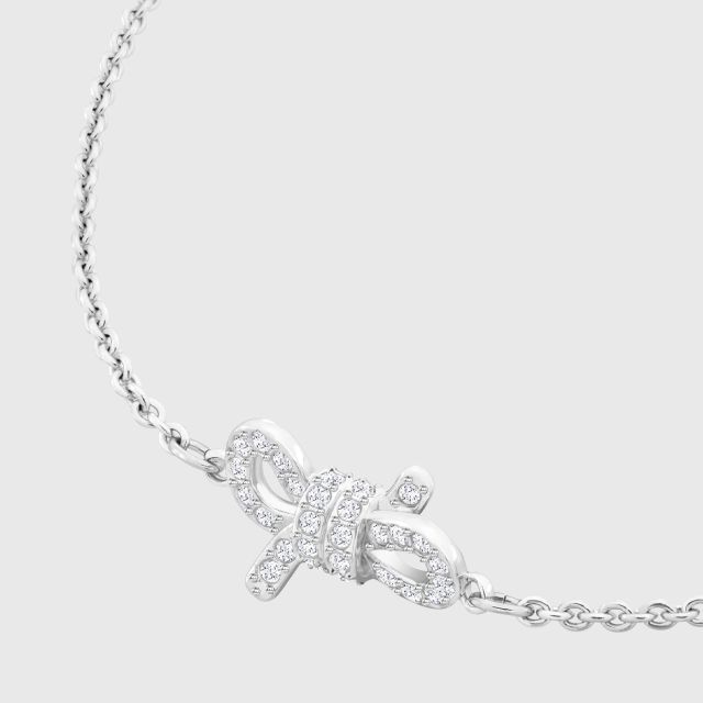 Swarovski lifelong bow bracelet clearance