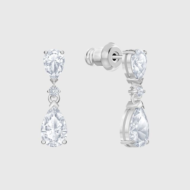 Swarovski pe drop earrings clearance