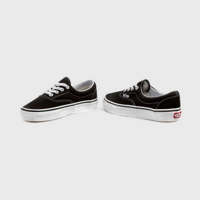 Vans era black platform clearance
