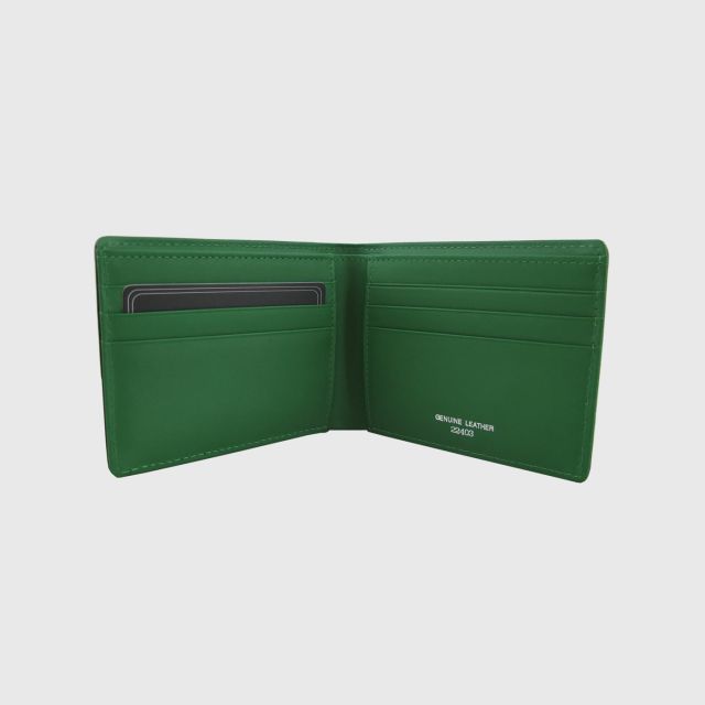 JACOB Men Wallet(Black/Green) W11.5xH9 cm.