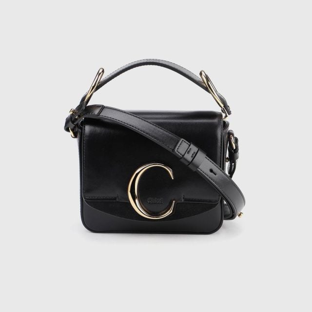 chloe c bag black