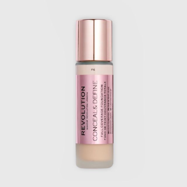 MAKEUP REVOLUTION Conceal & Define Foundation #F6 23 ML.