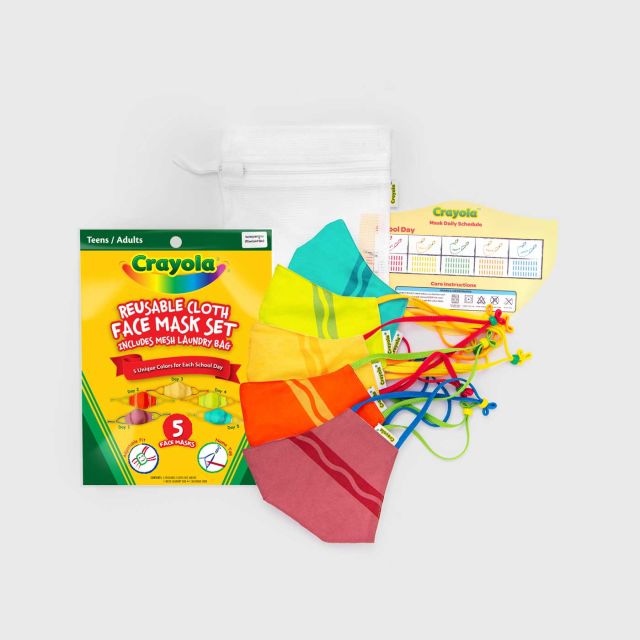 Schoolmaskpack Crayola Reusable Cloth Face Mask Set Crayola Stripe Standard Size Последние твиты от schoolmaskpack™ (@schoolmaskpack). king power