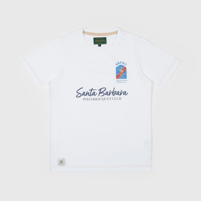 SANTA BARBARA T Shirt WHITE