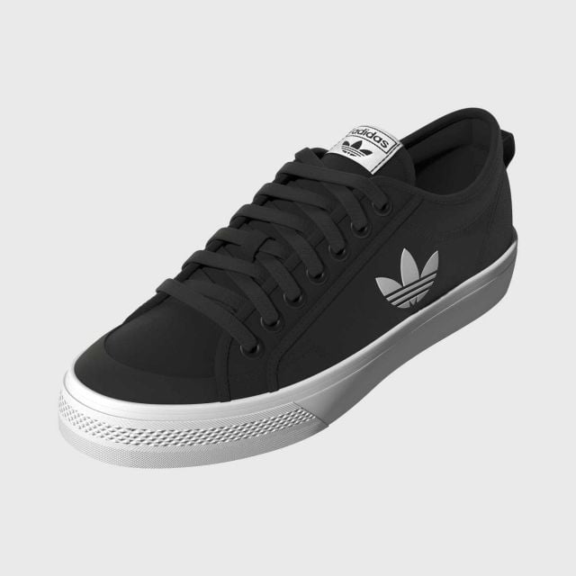 adidas nizza trefoil black
