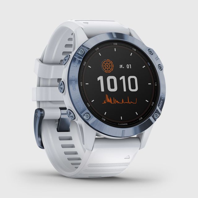 garmin fenix 6 pro solar mineral blue