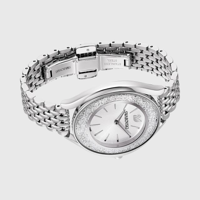 SWAROVSKI Crystalline Aura Watch, Metal Bracelet, Silver tone