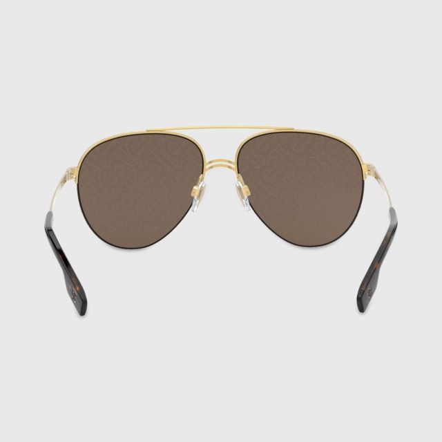 burberry sunglasses gold