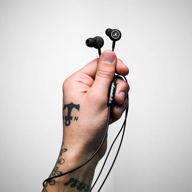 проводная гарнитура marshall mode черный
