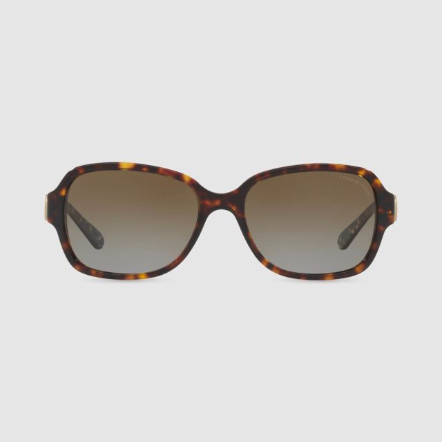 COACH Dark Tortoise Acetate Women Sunglasses 0Hc8241F 5507T5 (57mm.)