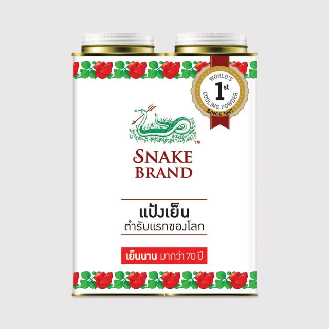 Snake Brand Prickly Heat Powder Classic (Twin Pack)