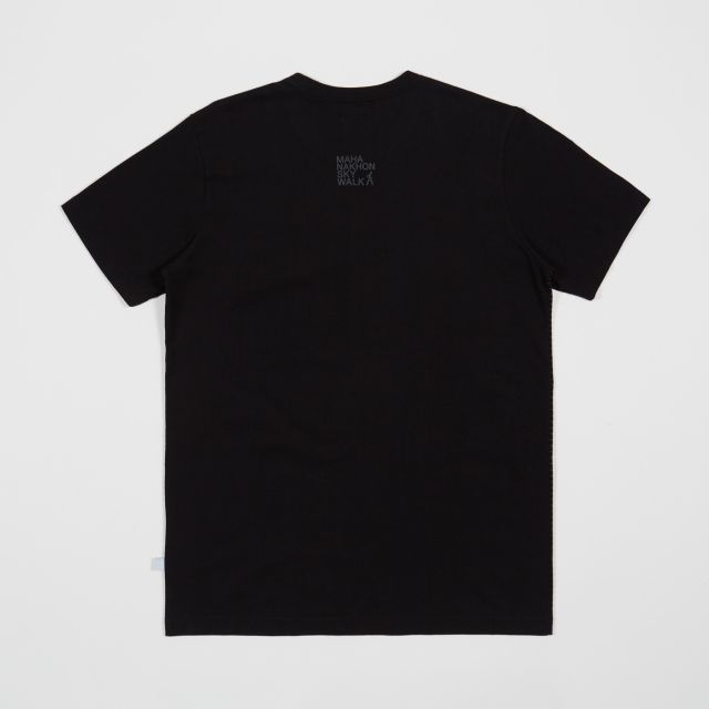 Mahanakhon SkyWalk Line Graphic Black T-Shirt size L