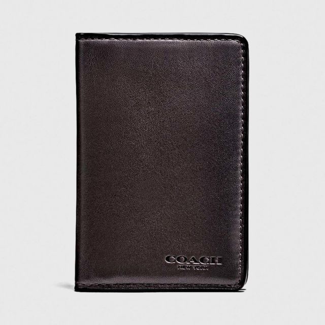 Grey coach wallet hotsell