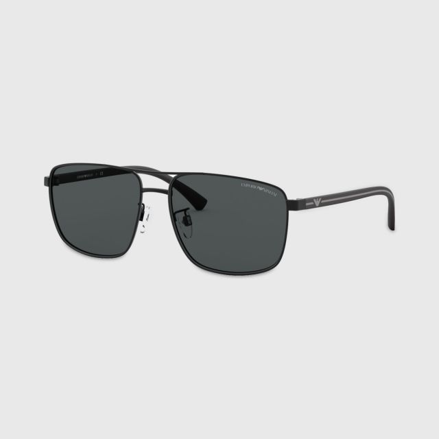 EMPORIO ARMANI Matte Black Injected Sunglasses 0EA2089D30018759
