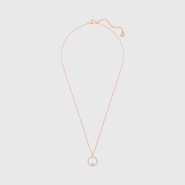 Swarovski creativity circle pendant rose gold sale