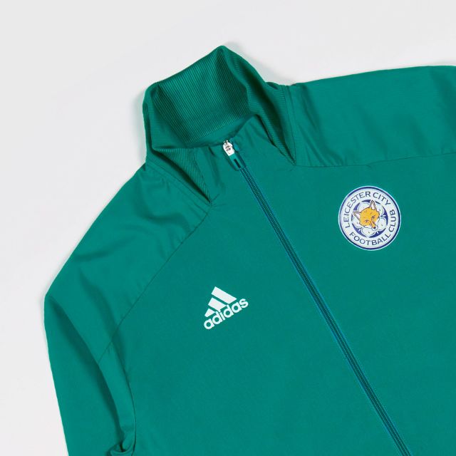 Leicester City Football Club CON20 PRE JKT GLORY Green/White Colour Size S
