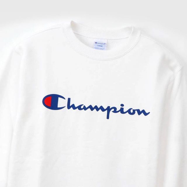 CHAMPION Men Basic Sweatshirt White - size S
