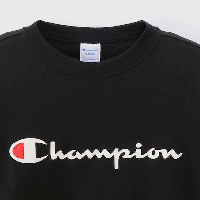 CHAMPION Crewneck Sweatshirt C3-Q002-090 - Black S